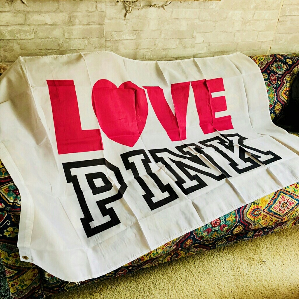 Victoria's secret pink display banner flag 3x5'